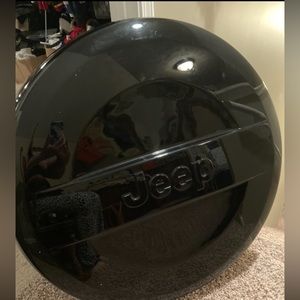 Hard Spare tire cover for a JEEP